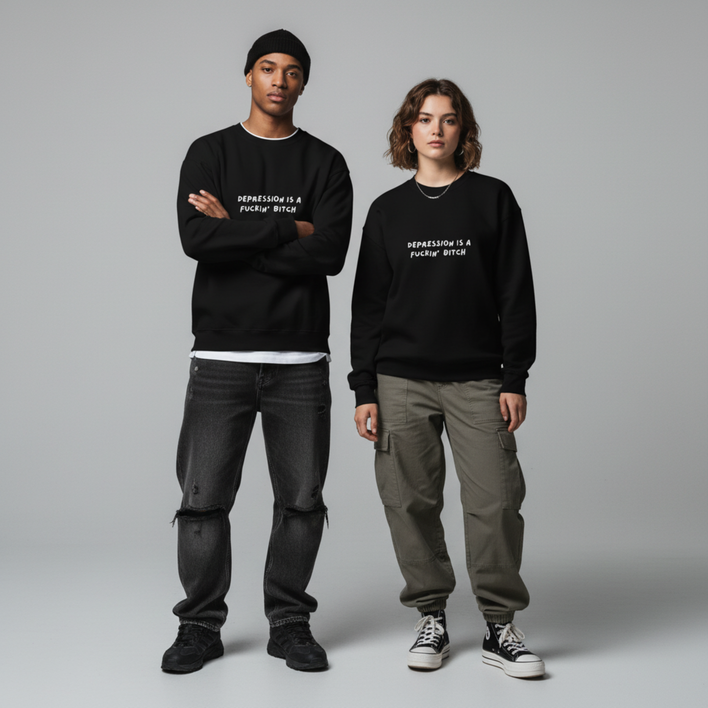 F*ck Depression Sweatshirt